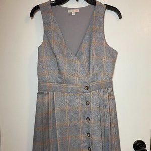 GB Plaid Crossover Dress Size S